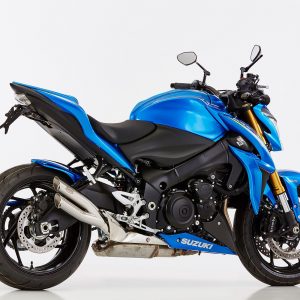 Wydechowy SUZUKI GSX-S 1000F anno 2017 – 2018 Zacisk wydechowy HURRIC Pro 2 Slip on stalowe inox szlifowane kolor srebro