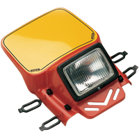 Complete enduro headlight red XR Mx vintage plastics color red