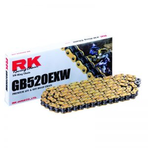 CATENA PER MOTO 520EXW ORO 120 MAGLIE CLF PRODOTTA DA RK