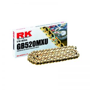 CATENA PER MOTO 520MXU ORO 120 MAGLIE CL PRODOTTA DA RK