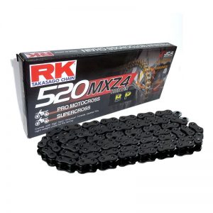 Motorbike chain 520MXZ4 120 links CL black by RK