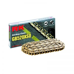 Motorbike chain 520XSO gold 110 links CLF by RK