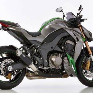 Exhaust KAWASAKI Z1000 R Edition 2017 – 2018 – SHARK Factory Slip on Zacisk wydechowy Anodyzowane aluminum kolor czarne