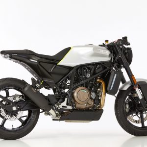 Exhaust HUSQVARNA Vitpilen 701 2018. SHARK GP Series Slip on Zacisk wydechowy coated nierdzewne stalowe kolor czarne-matowe