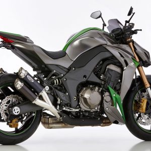 Exhaust KAWASAKI Z1000 R Edition 2017 – 2018 – SHARK Track Slip on Zacisk wydechowy Anodyzowane aluminum kolor czarne