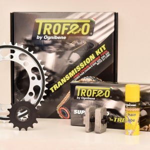 Professional chain transmission kit TROFEO compatible with SUZUKI GSX 250 R 2017 – 2018