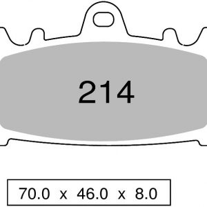 Sintered brake pads front TROFEO compatible with SUZUKI TL 1000 S 1997 – 2002