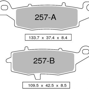 Sintered brake pads front TROFEO compatible with SUZUKI SV 650 2003 – 2010