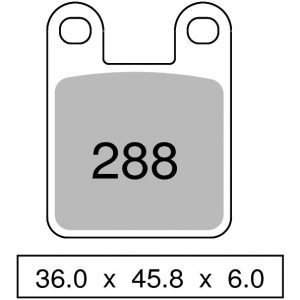 Pastiglie freno organiche anteriori posteriori TROFEO  compatibili con  GILERA RCR 50 2003 – 2005