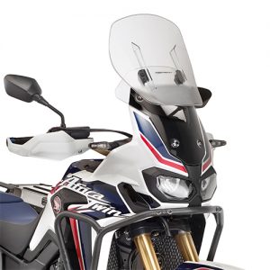 Cupolino parabrezza  per HONDA CRF1000L Africa Twin  2016 – 2017   Fabbricato da Kappa colore trasparente codice prodotto KAF1144