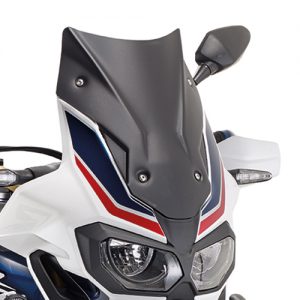 Cupolino parabrezza  per HONDA CRF1000L Africa Twin  2016 – 2017   Fabbricato da Kappa colore nero codice prodotto KD1144BO