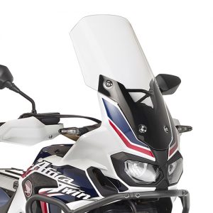 Cupolino parabrezza  per HONDA CRF1000L Africa Twin  2016 – 2017   Fabbricato da Kappa colore trasparente codice prodotto KD1144ST