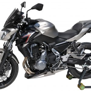 Parafango anteriore Ermax per Kawasaki Z650 2017  2018  2019   nero satinato satin black (série Black Line ) 2017/2019