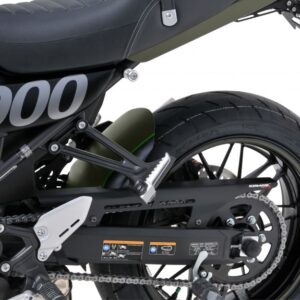 Parafango posteriore (+ engine cover of chain en aluminum anodized ) Ermax per Kawasaki Z 900 RS 2018  2023 verde opaco / nero opaco  vert mat/noir mat 2018/2023 (vert metallic mat cover)