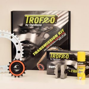 Professional chain transmission kit TROFEO compatible with SUZUKI DR 650 SE 1996 –