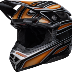 CASCO BELL MOTO-10 SPHERICAL MARMOT WEBB NERO/RAME